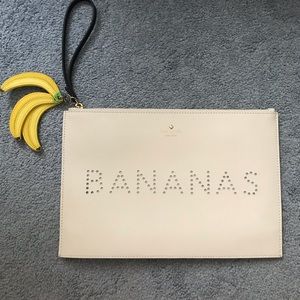 Kate Spade Flight of Fancy Banana pouch/clutch